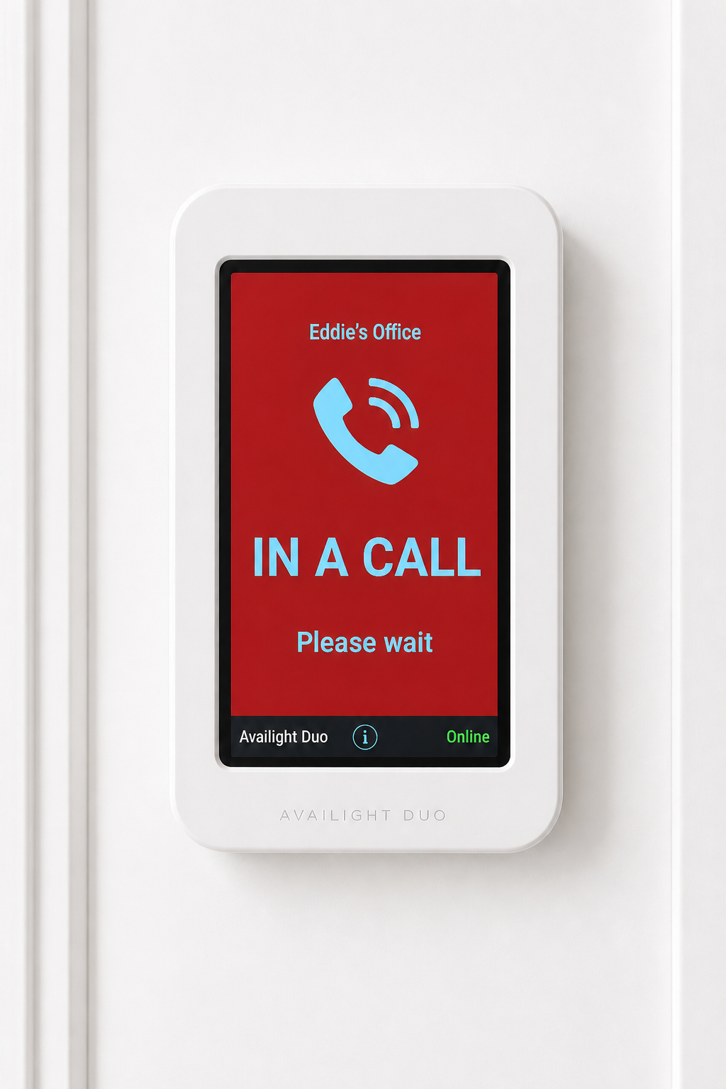 Availight Door Unit showing In a Call status